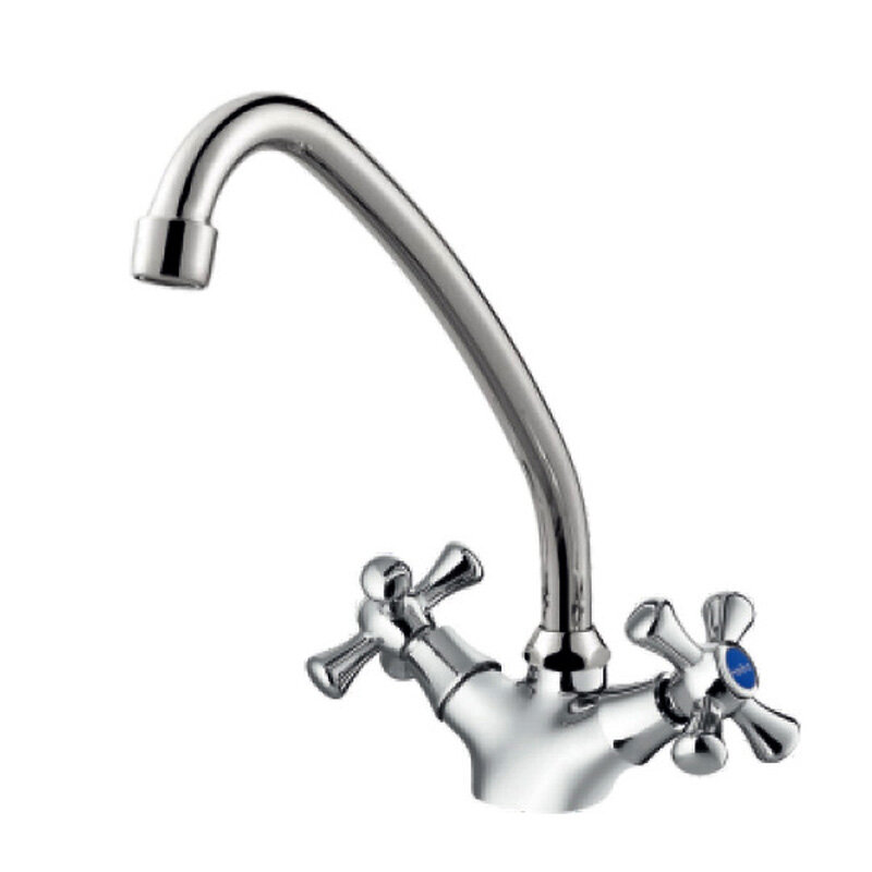 Изображение товара Смеситель для кухонной мойки Cron CN4242 хром с поворотным изливом