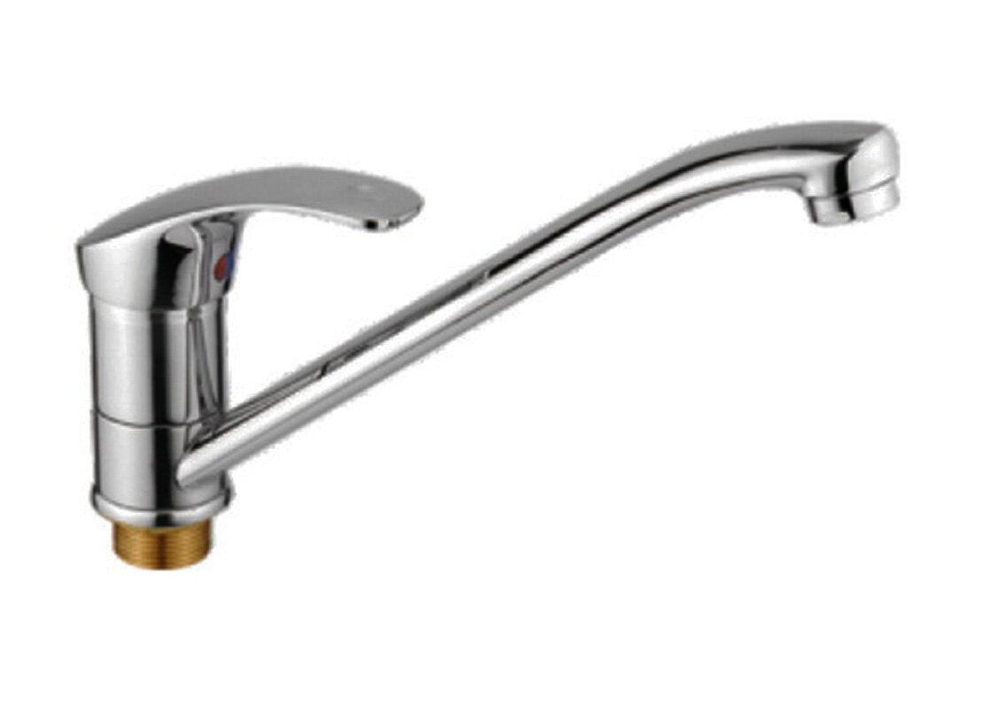 Изображение товара Смеситель для кухонной мойки Cron хром CN4936 с поворотным изливом