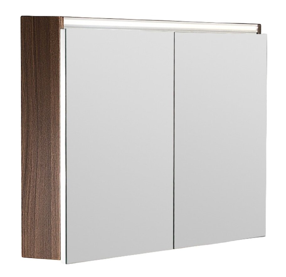 Изображение товара Зеркальный шкаф с подсветкой Armadi Art Vallessi 80 см dark oak
