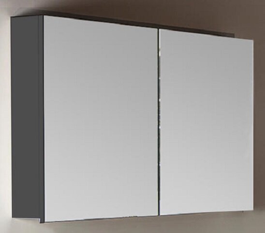 Изображение товара Зеркальный шкаф Armadi Art Vallessi 80 см с подсветкой антрацит матовый