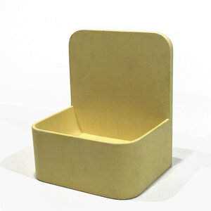 Изображение товара Раковина Onlybeton Мойдодыр-S 30.5х24 см бетон желтая матовая подвесная