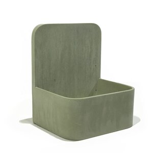 Изображение товара Бетонная подвесная раковина Onlybeton Мойдодыр-S 30.5x24 см оливковый матовый