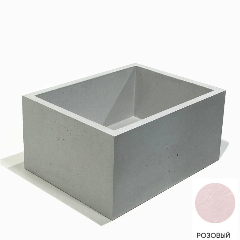 Изображение товара Раковина Onlybeton Классика 0111009110, 45 х 35 см, накладная, розовый матовый Изображение товара Раковина Onlybeton Классика 0111009110, 45 х 35 см, накладная, розовый матовый