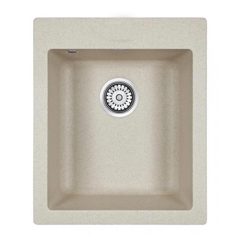 Изображение товара Мойка кухонная Paulmark Kante PM104249-BE, искусственный гранит, бежевый, 41.5 см