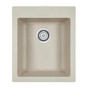 Изображение товара Мойка кухонная Paulmark Kante PM104249-BE, искусственный гранит, бежевый, 41.5 см