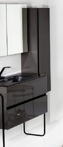 Изображение товара Подвесной пенал Armadi Art Vallessi 35 см антрацит глянцевый Италия