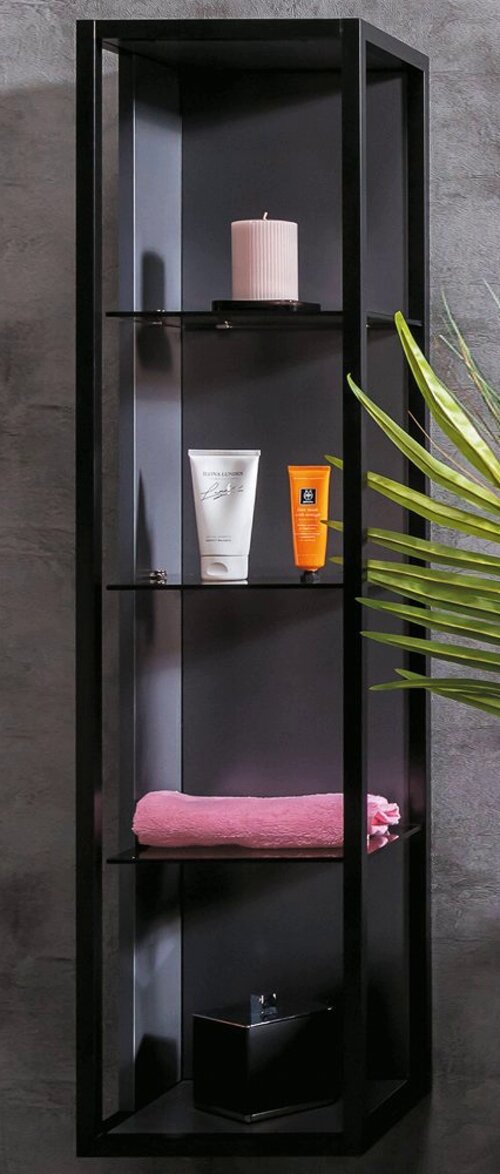 Изображение товара Пенал Armadi Art Loft 896-A 30 см подвесной антрацит современная мебель для ванной