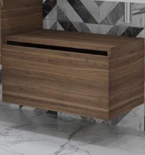 Изображение товара Тумба под раковину Armadi Art Flat 80 см, dark oak vallessi uno-s, 897-080-D