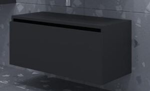 Изображение товара Тумба под раковину Armadi Art Flat 80 см, антрацит матовый vallessi uno-s, 897-080-A mat