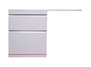 Изображение товара Тумба под раковину Style Line Даллас 130 Люкс СС-00002348, 70 см, напольная, под стиральную машину, белый