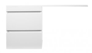 Изображение товара Тумба под раковину Style Line Даллас Люкс 110 СС-00002350, 50 см, подвесная, под стиральную машину, белая