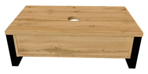 Изображение товара Тумба под раковину 1Marka Grunge Loft 70П, дуб вотан, Ц0000015940