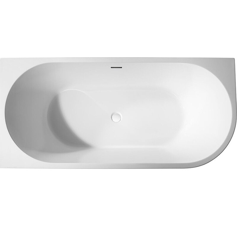 Изображение товара Abber 150x78 см - акриловая ванна 2в2, белая, AB9257-1. 5 L/R