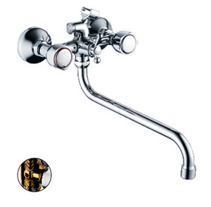 Изображение товара Смеситель для ванны и душа Cron, с душевым гарнитуром, хром, CN2209