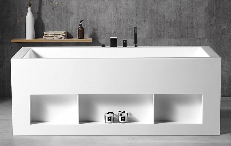 Изображение товара Ванна Abber AB9339-1.7 Акриловая 170x80 см, белая, отдельностоящая