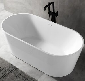 Изображение товара Ванна акриловая Abber 150 х 75 x 60 см, отдельностоящая, белая, AB9320-1.5