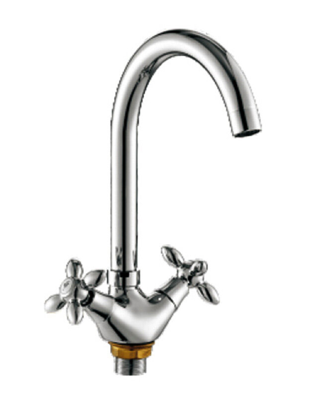 Изображение товара Смеситель для кухонной мойки Cron CN4627 хром с поворотным изливом