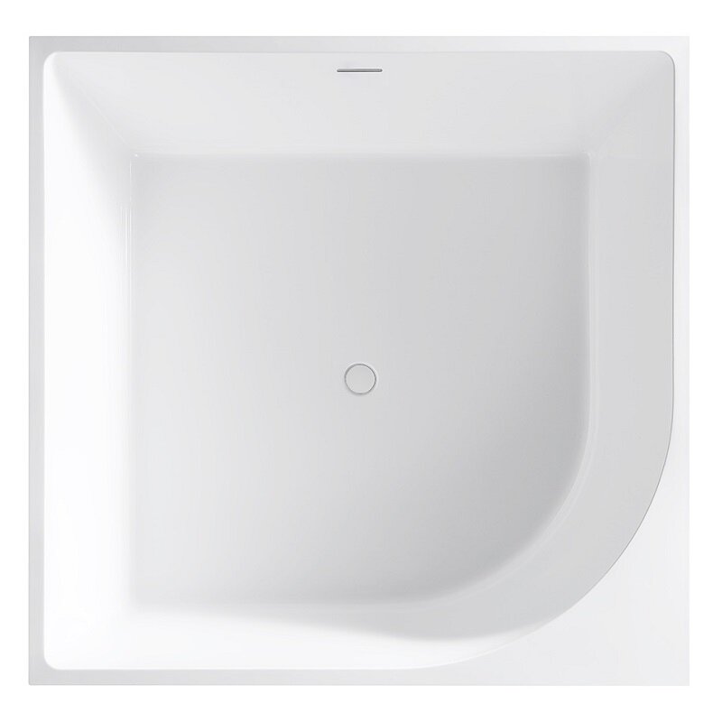 Изображение товара Акриловая ванна Abber 140 х 140 см отдельно стоящая белая Германия