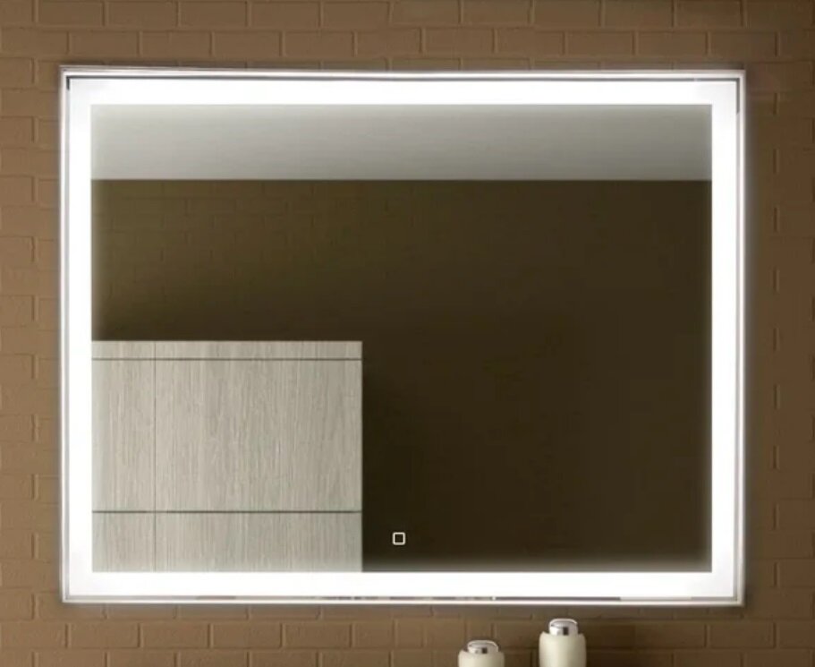 Изображение товара Зеркало Континент Aralia Led 90 см с подсветкой - современное подвесное зеркало