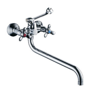 Изображение товара Смеситель для ванны и душа Cron, с душевым гарнитуром, хром, CN2612-3