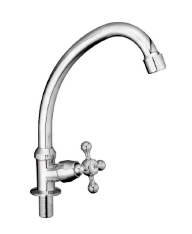 Изображение товара Кран для холодной воды для кухонной мойки Cron CN4108 хром