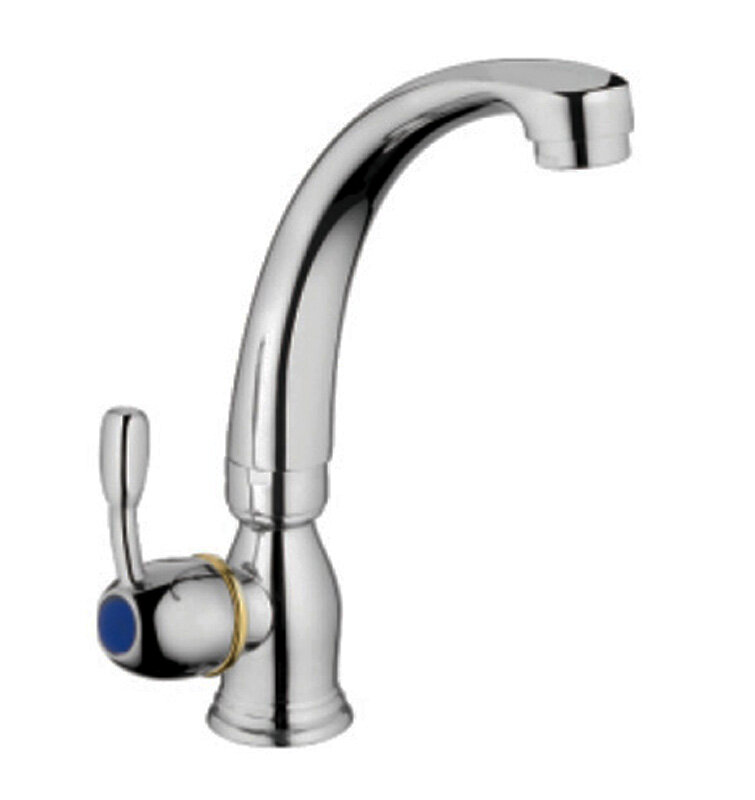 Изображение товара Кран для кухонной мойки Cron CN4196 хром однорычажный поворотный