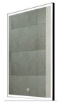 Зеркало Континент Frame Black Led 70 x 100 см, с подсветкой, черный матовый, ЗЛП2616 - фото 1