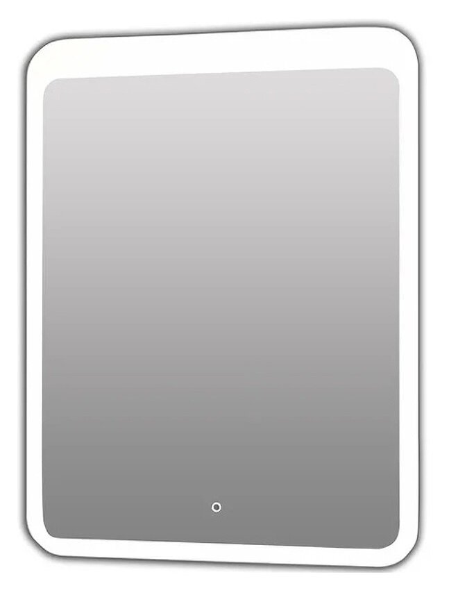 Изображение товара Зеркало Континент Lacio Led 70 см с подсветкой, подвесное, белое