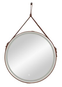 Изображение товара Зеркало Континент Millenium ЗЛП95 Brown Led D50 см, с подсветкой, коричневый