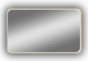 Изображение товара Зеркало Континент Burzhe Led 120 см, с теплой подсветкой, бесконтактный сенсор, ЗЛП323