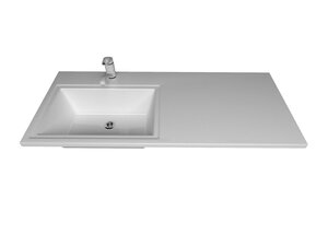 Изображение товара Раковина Stella Polar Мадлен 110x48 см для установки над стиральной машиной белая