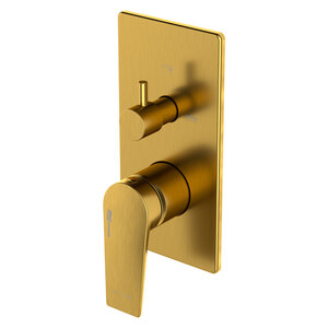 Изображение товара Смеситель скрытого монтажа для ванны и душа WasserKRAFT Aisch 5571, PVD-покрытие, матовое золото