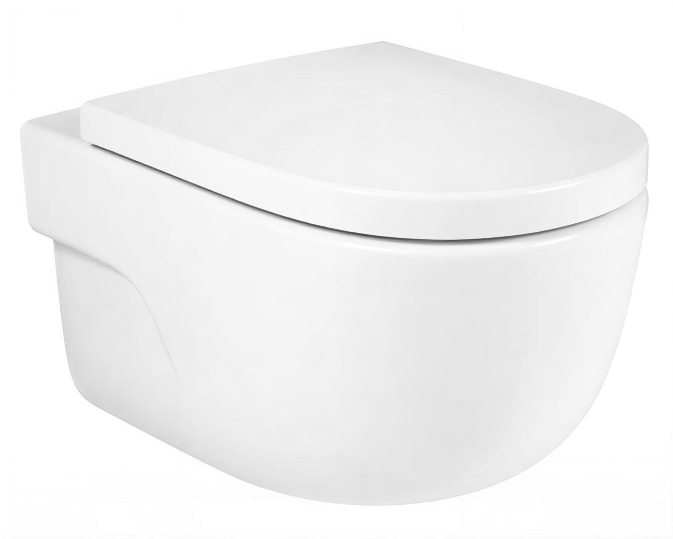 Изображение товара Подвесной безободковый унитаз Roca Meridian A34H240000 Rimless, крышка микролифт, белый Изображение товара Подвесной безободковый унитаз Roca Meridian A34H240000 Rimless, крышка микролифт, белый