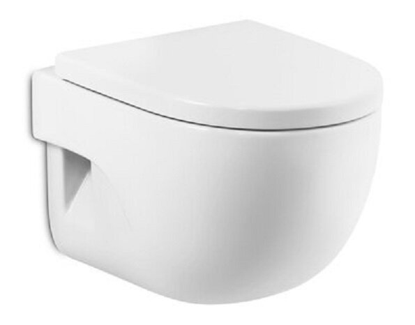 Изображение товара Подвесной унитаз Roca Meridian-N 346248000+543844 с крышкой микролифт белый
