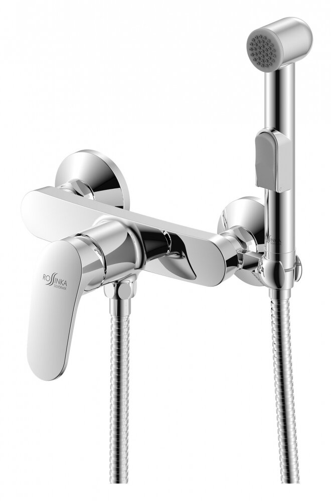 Изображение товара Гигиенический душ Rossinka, RS45-52, со смесителем, хром