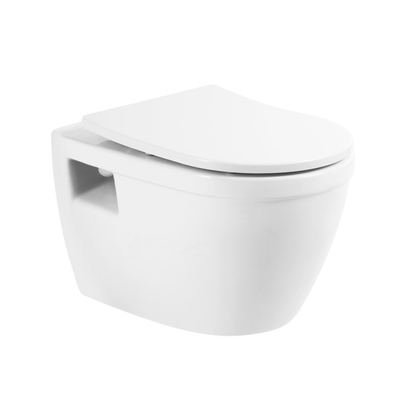 Изображение товара Подвесной унитаз BelBagno Loto BB070CHR/SC безободковый с сиденьем и системой смыва