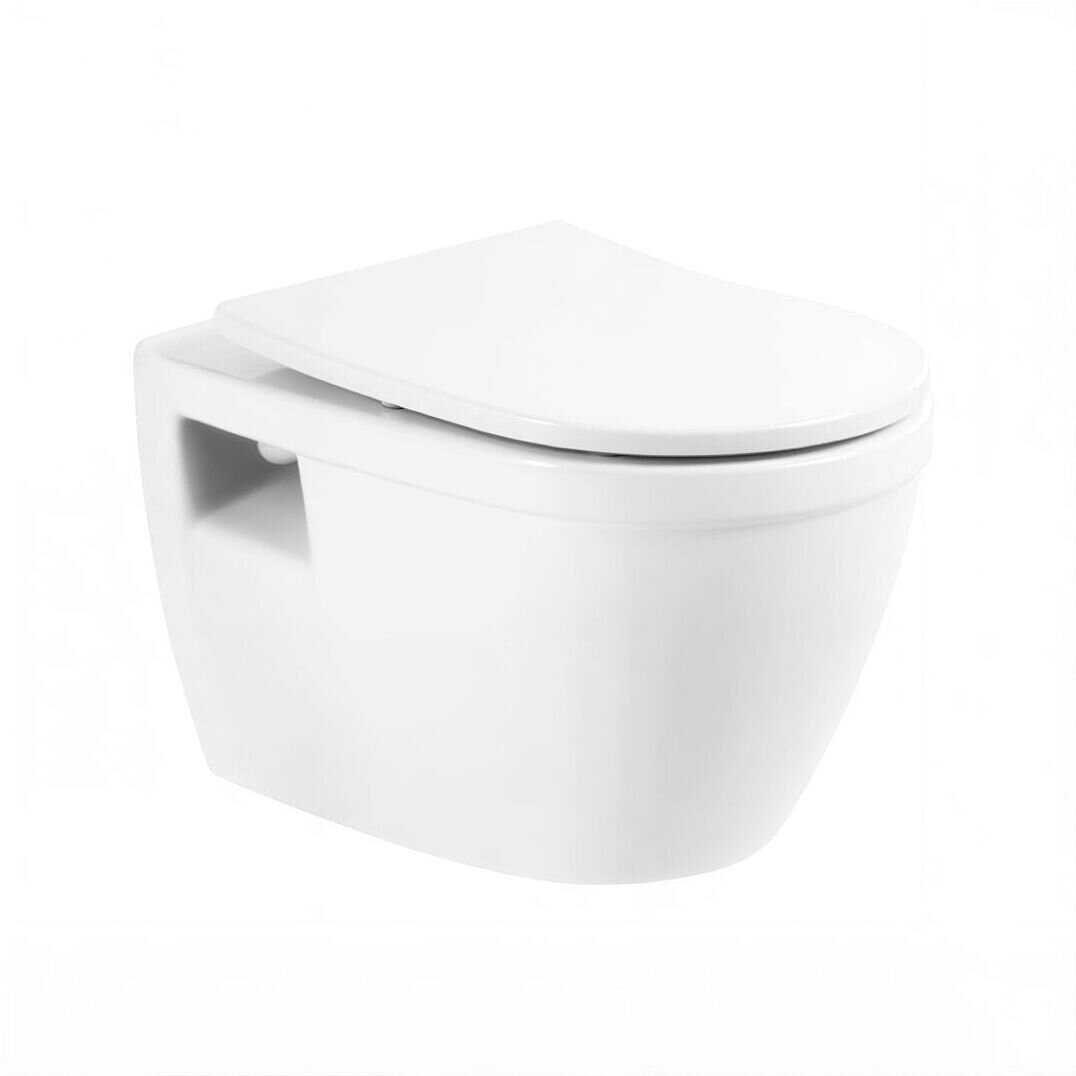 Изображение товара Подвесной унитаз BelBagno Loto BB070CHR/SC, безободковый, сиденье в комплекте