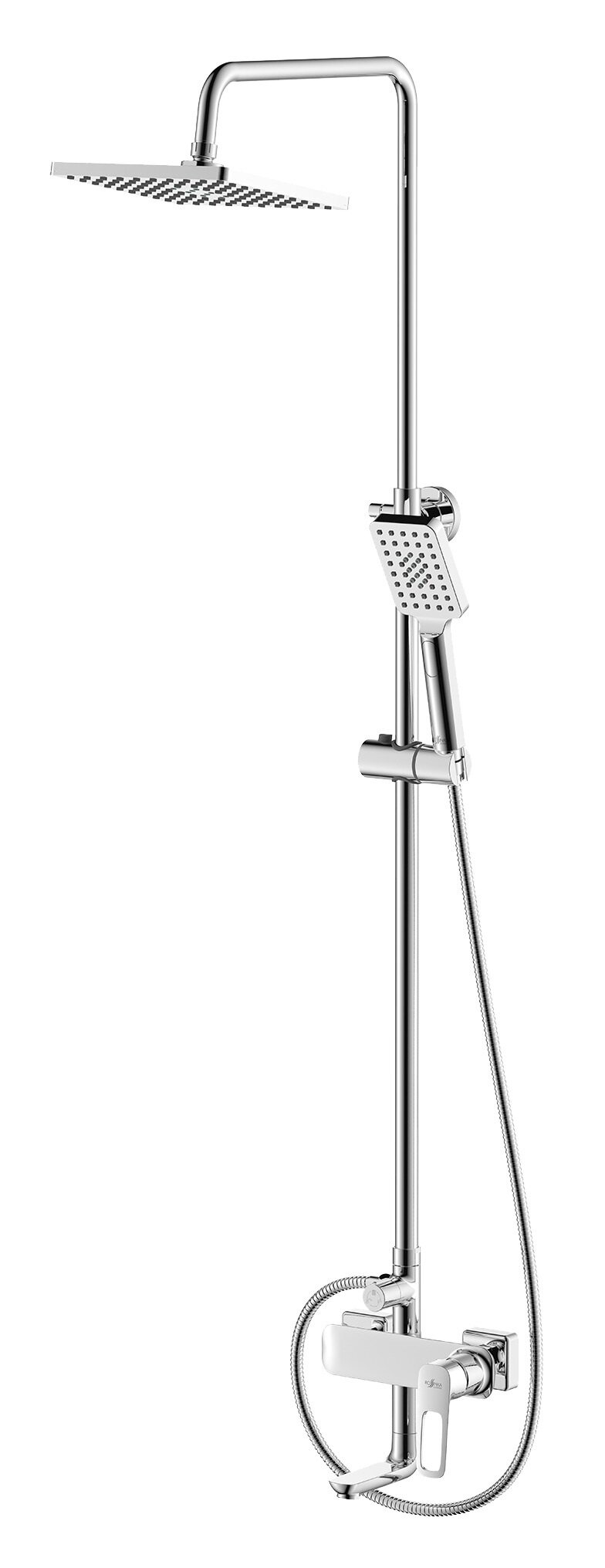 Изображение товара Душевая система Rossinka RS46-46 с изливом и тремя режимами душа хром