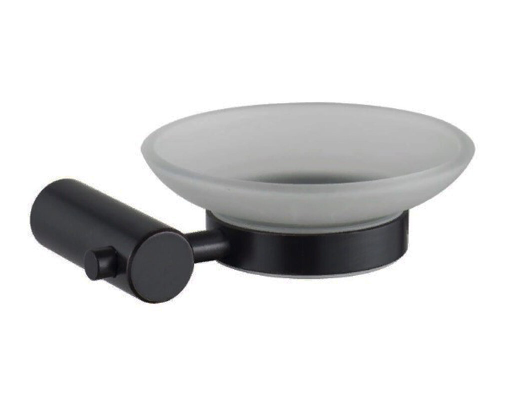 Изображение товара Мыльница Haiba HB8402-7 настенная черная с держателем