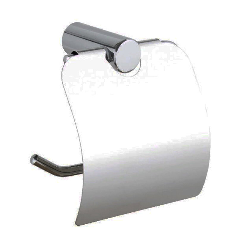 Изображение товара Держатель туалетной бумаги Haiba, с крышкой, нержавеющая сталь, HB8403