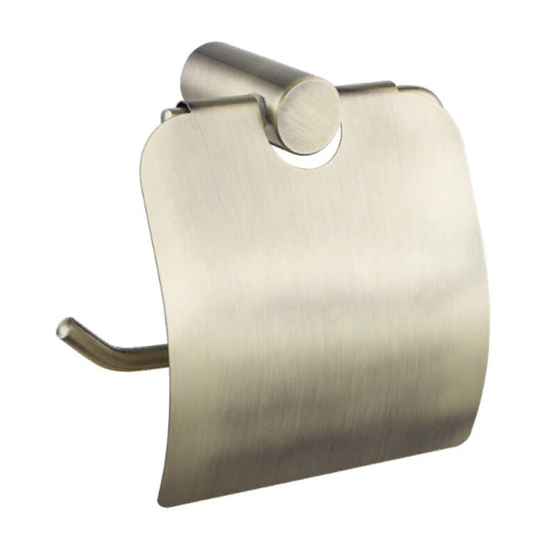 Изображение товара Держатель туалетной бумаги Haiba, с крышкой, бронза, HB8403-4