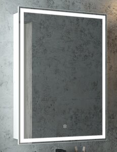 Изображение товара Зеркальный шкаф Континент Allure 60 см с подсветкой, подвесной, белый