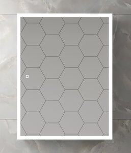 Изображение товара Зеркальный шкаф Континент Reflex 60 см с подсветкой, реверсивные крепления, МВК025