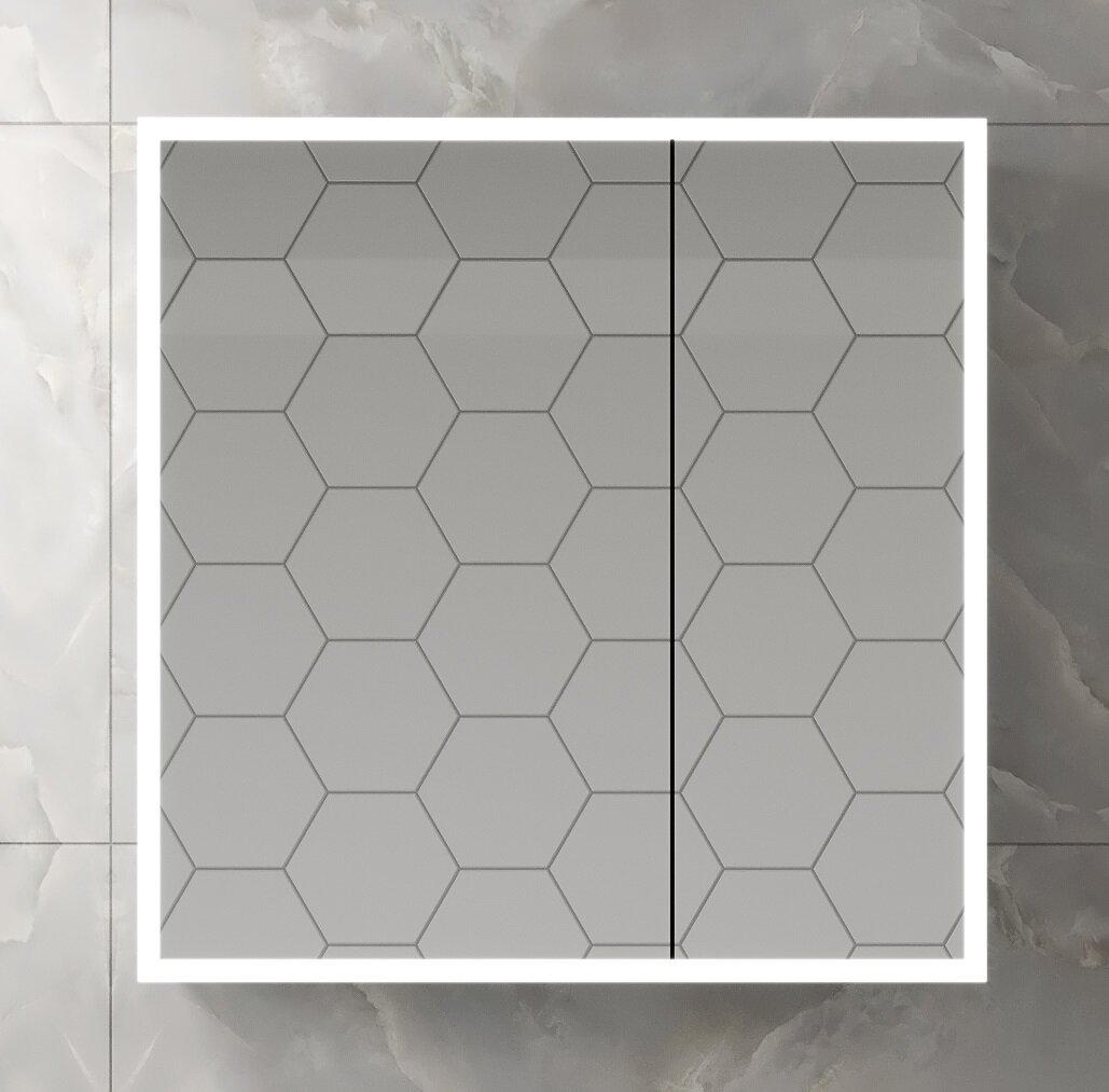 Изображение товара Зеркальный шкаф Континент Reflex 80 см с подсветкой и датчиком движения