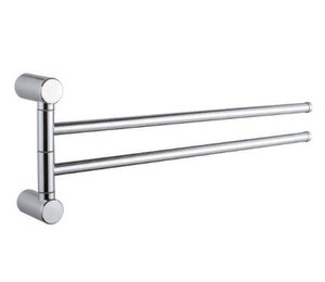 Изображение товара Полотенцедержатель двойной Haiba поворотный из нержавеющей стали HB8412