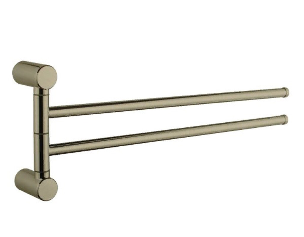 Изображение товара Полотенцедержатель Haiba HB8412-4 бронза двойной поворотный Изображение товара Полотенцедержатель Haiba HB8412-4 бронза двойной поворотный