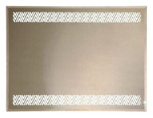 Изображение товара Зеркало Континент Ультра Люкс ЗЛП18 с LED подсветкой, 92 см, белое