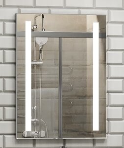 Изображение товара Зеркало Континент Асти Люкс ЗЛП151 60 см, с подсветкой, белый