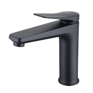 Изображение товара Смеситель для раковины Lemark Bronx LM3737BL, с донным клапаном, черный