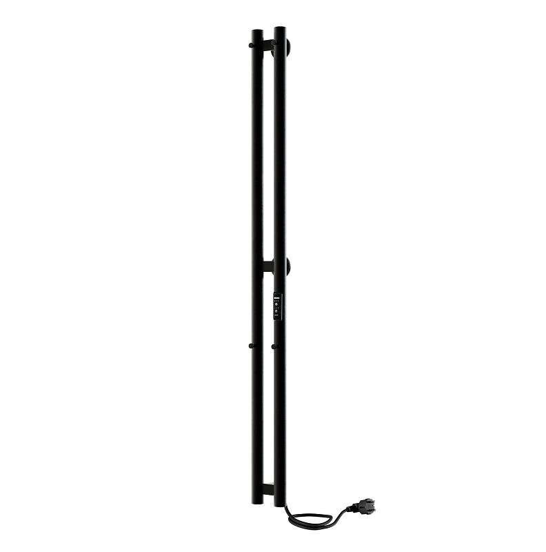 Изображение товара Электрический полотенцесушитель Indigo Style 120x10 см черный муар с таймером